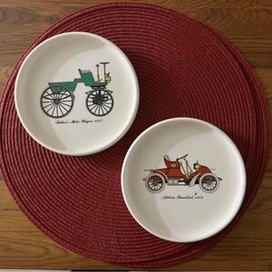 Pair of Vintage Round Plates - Decorative - Elton R Dahlke Co